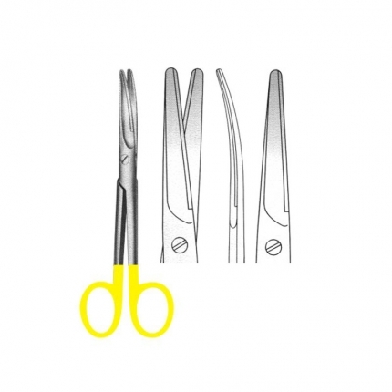 Scissors with Tungsten Carbide Inserts